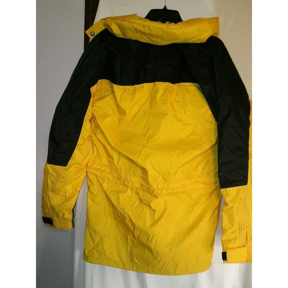 Woolrich Hydromax 2100 Yellow Black Outdoor Waterproof Windbreaker Jacket Medium